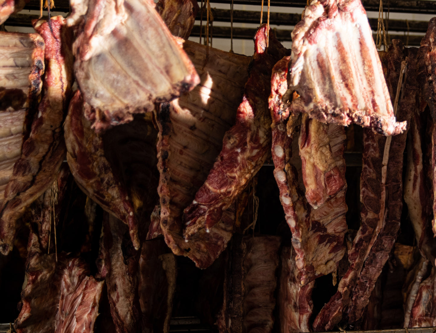 Coaste fasonate capete afumate